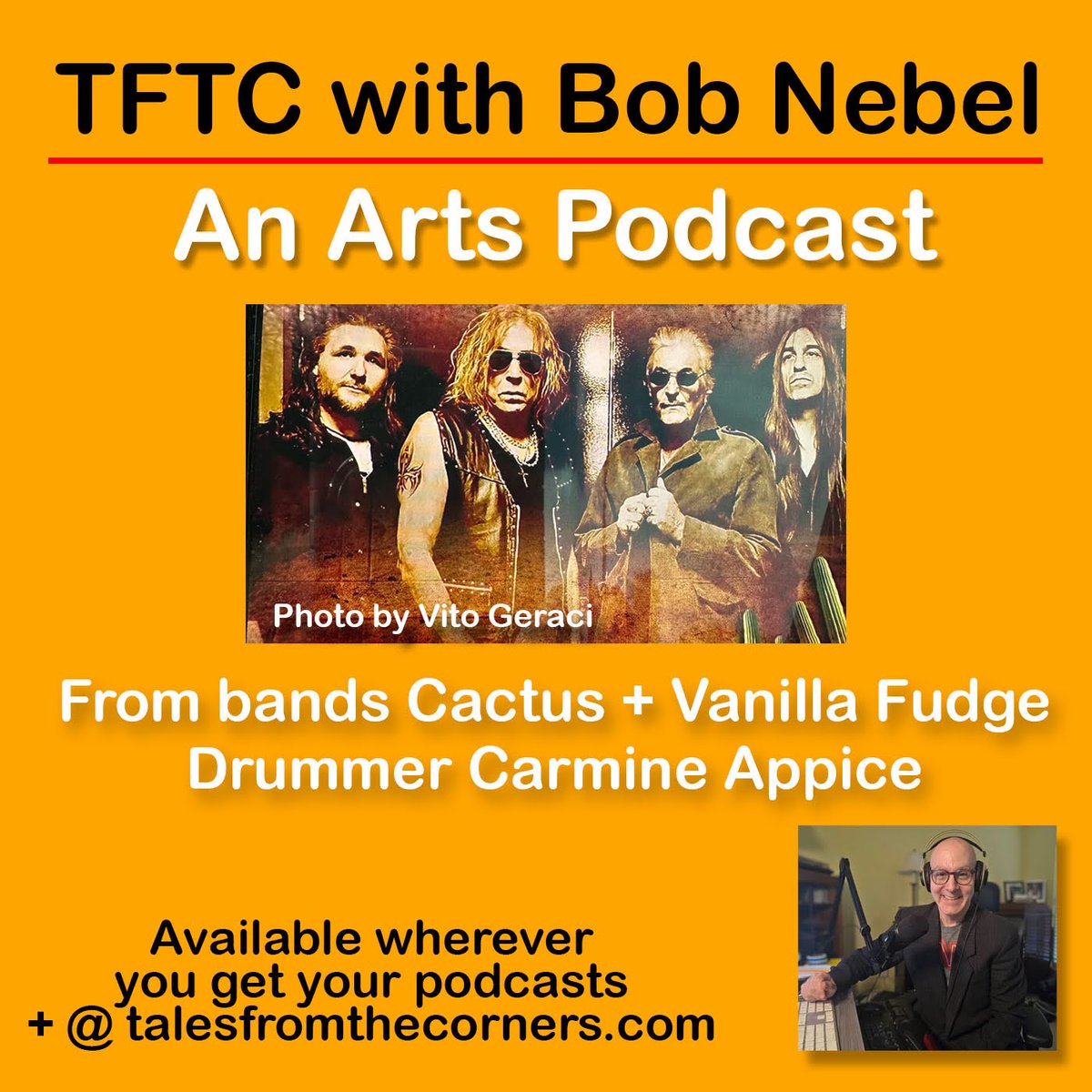 bobnebel's tweet image. Catch my latest #podcast episode: Carmine Appice from Cactus + Vanilla Fudge TFTC with Bob Nebel | iHeart share.google/QJ458uU0gNspTs…

#music #blues #talk