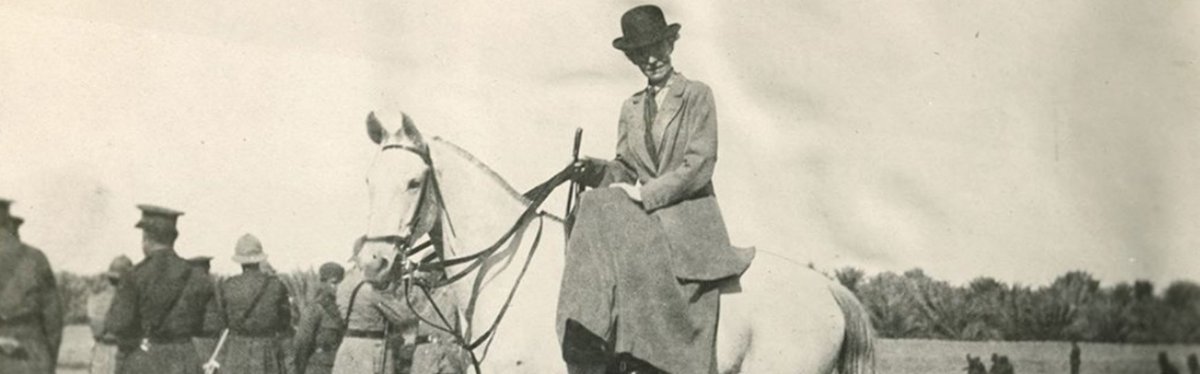 BLQatar's tweet image. Gertrude Bell: #archaeologist, #empire-builder, and possible #informer. Learn more about her life and career in the Middle East in our latest article, now on the #QDL bit.ly/3QobZu3 @FrancisOwtram
