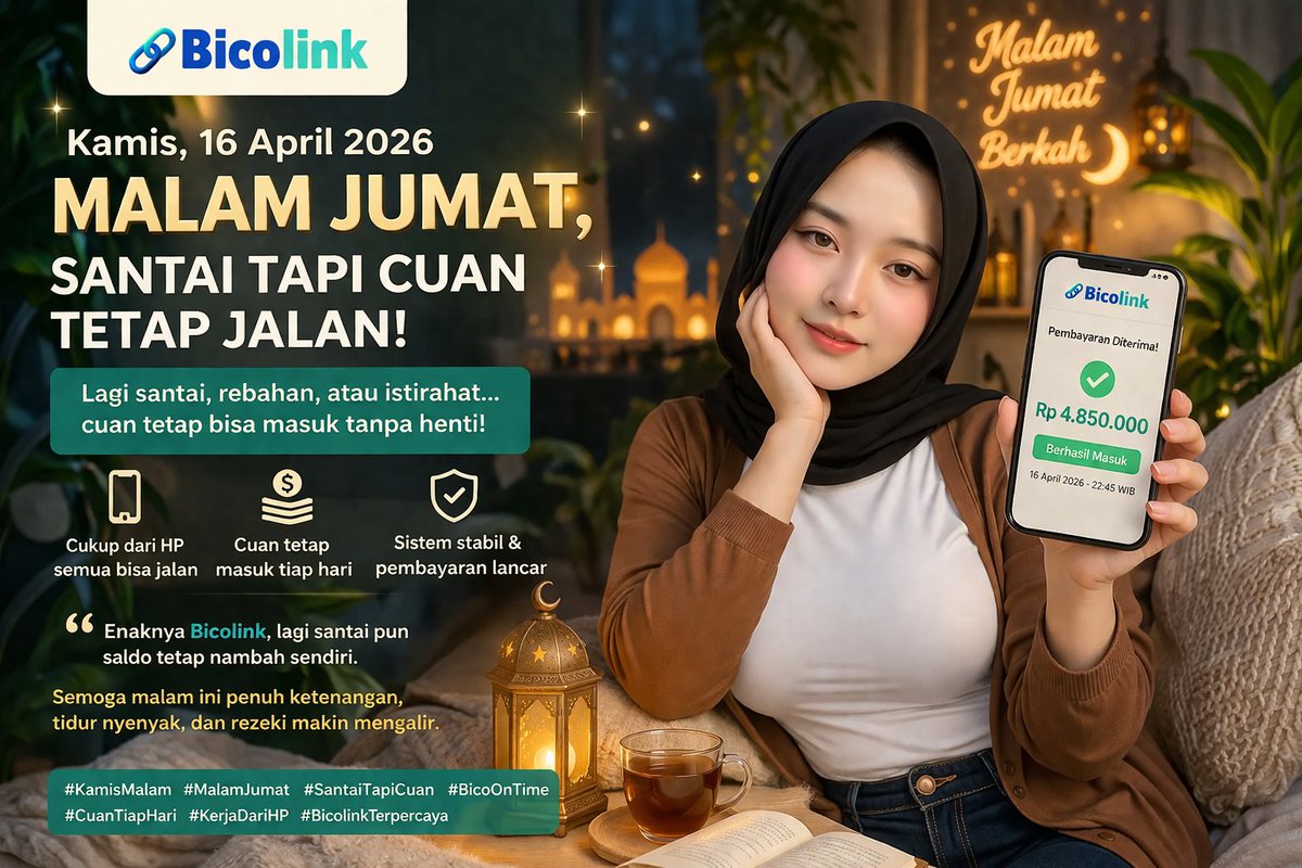 bicolink's tweet photo. Malam Jumat Tertarik mencari uang dengan bicolink? https://t.co/wbdiS3qv7t