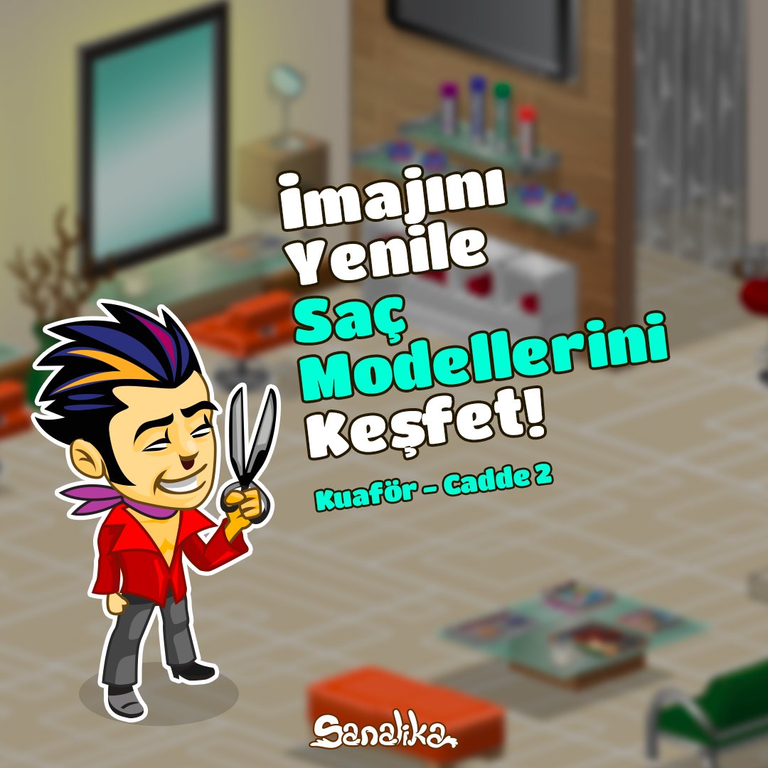 Sanalika's tweet image. Görünümünde ufak bir değişikliğe ne dersin? ✨

Kuaföre gel, imajını yenile, saç modellerini keşfet. ✂️ 
#kuaför #sanalika