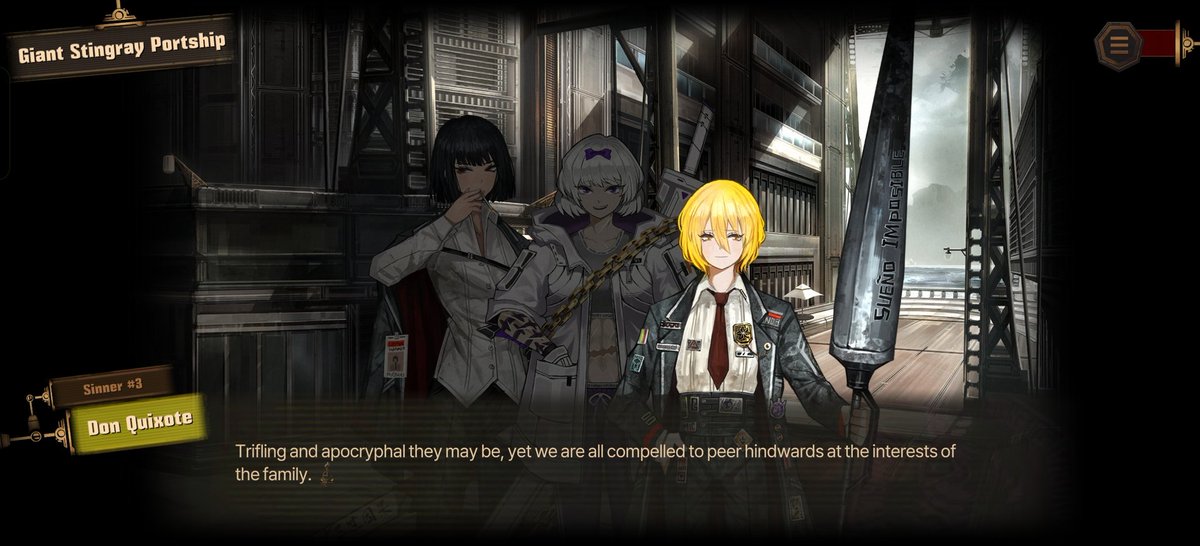 Limbus is at it's best element when it recontextualizes the sinners ...