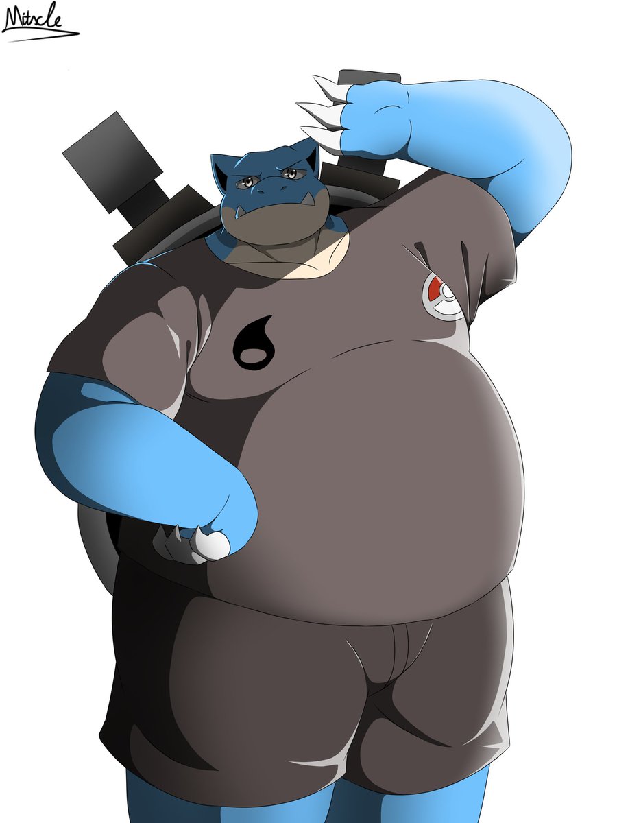 mitscle's tweet photo. Blastoise 🐢
#Pokémon #Blastoise #furry_art #furrycharacter https://t.co/dPQhKq2D7l