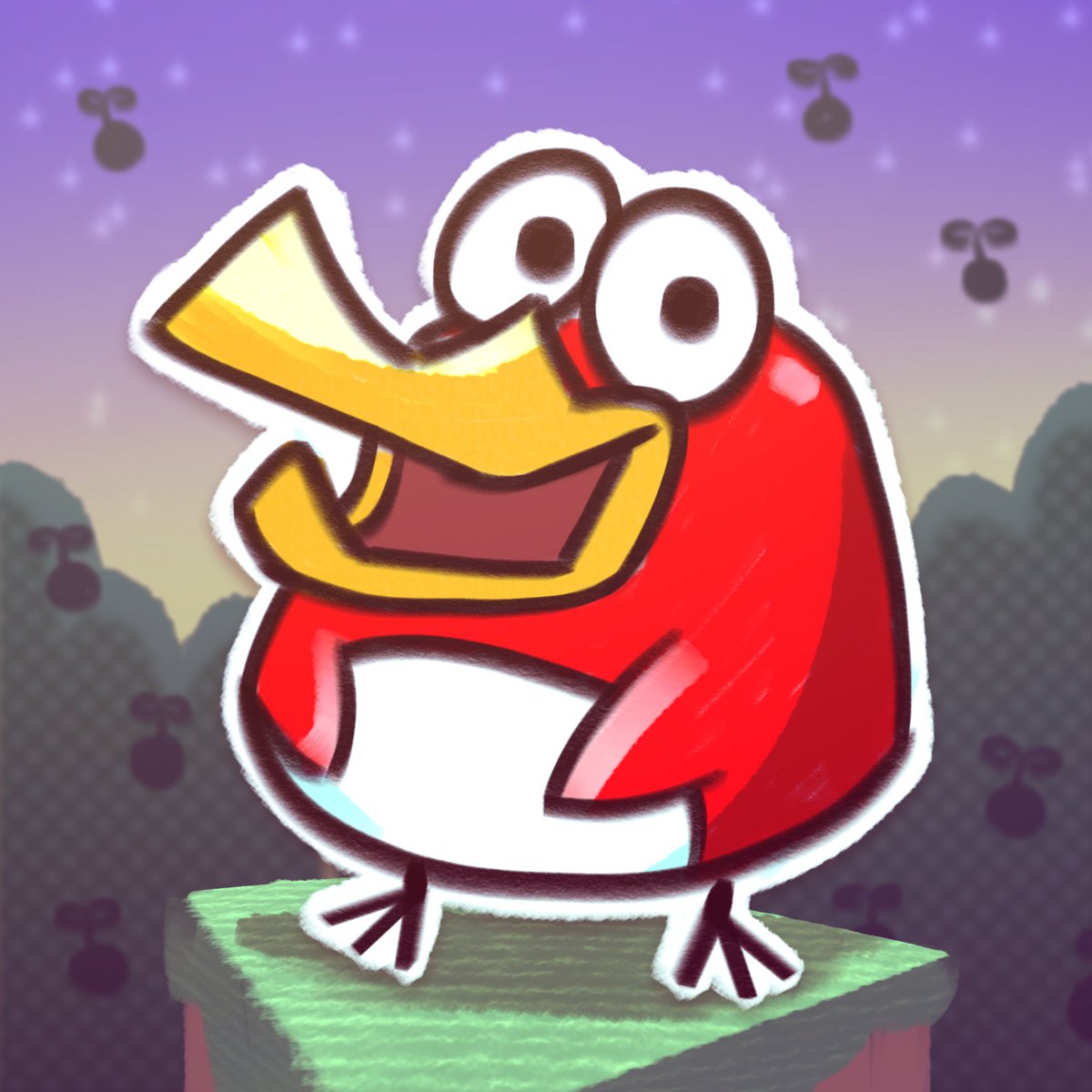 Legendary bird, PYORO!! 🌱
#warioware
