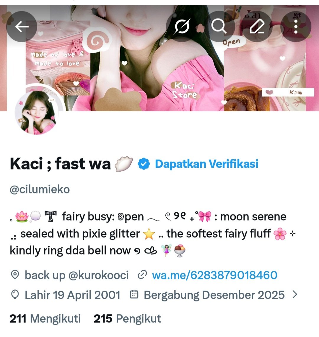 𝐊𝐚𝐜𝐢 🐰 ୭ fast wa ˚. ᵎᵎ tweet media