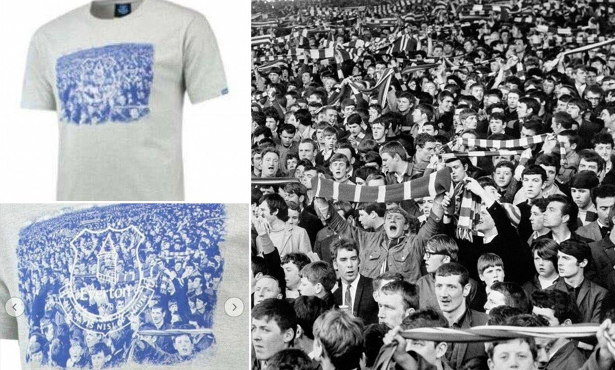 KH20545's tweet photo. @Wescott_1_ @KJ_1310 Remember when they tried to sell pictures of the Kop on T-shirts?🤣🤣🤣 https://t.co/3aufJmIoJM