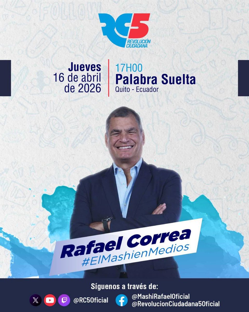 Rafael Correa tweet media