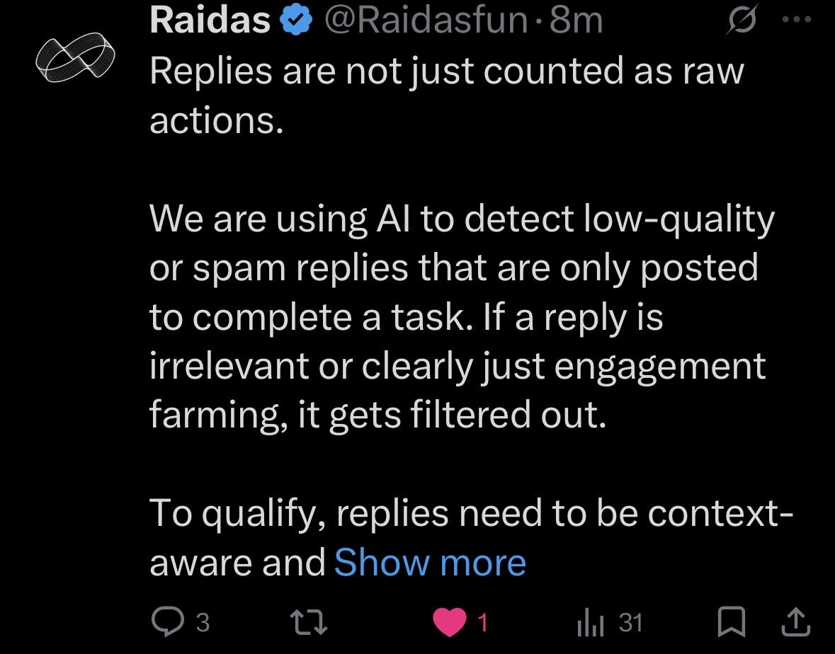 Unrealwok's tweet photo. HMbQxBWmXdt6MMx4RThDcxxrynfwYCQRPR9HzPL6pump

$raidas

Higher^ https://t.co/rWsDqLVTP5