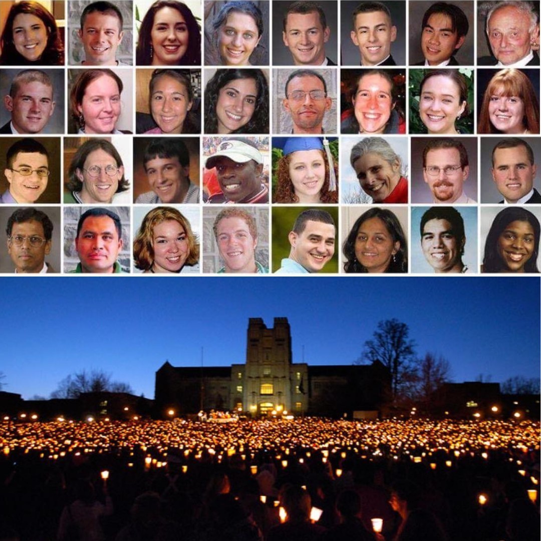 sandyhook's tweet image. We remember the 32 students and faculty members who were killed at Virginia Tech on this day in 2007. We hold the entire community in our hearts and continue to work to #EndGunViolence.

#Remembrance #ProtectOurKids #HonorWithAction