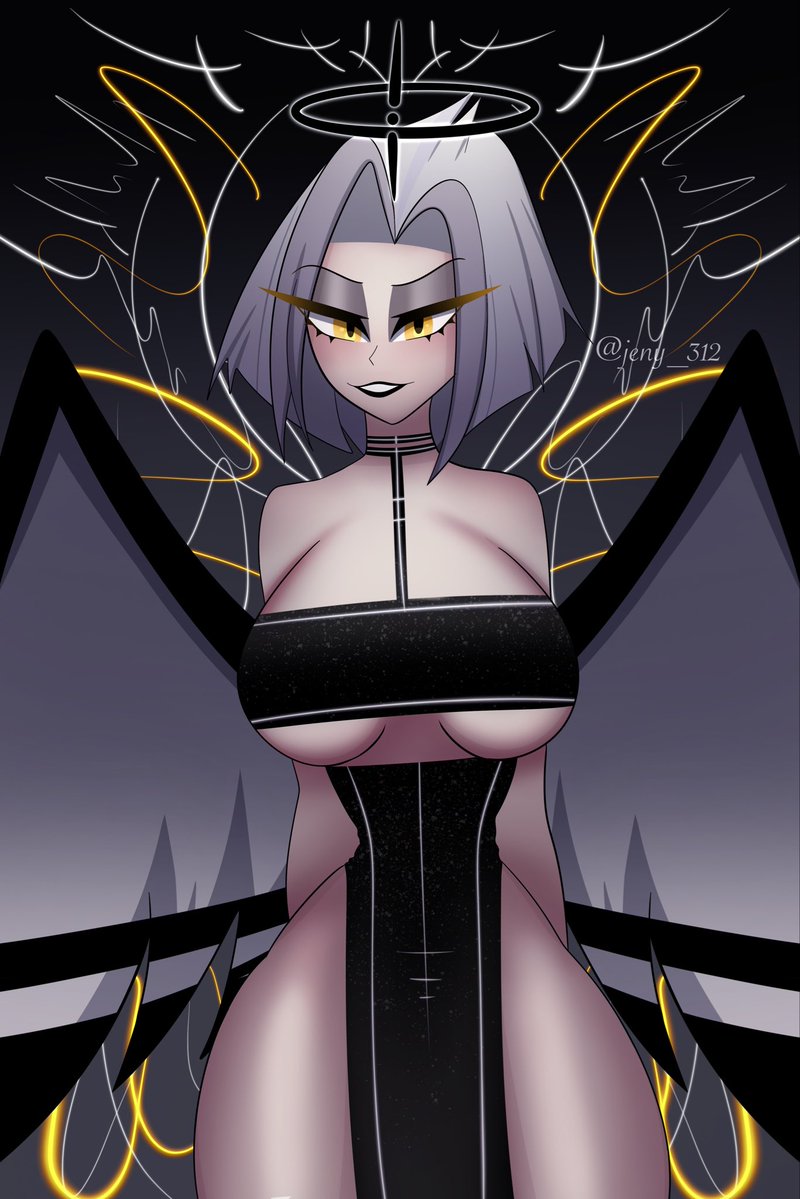 jeny_312's tweet image. 🖤🪽 #Lute #HazbinHotel #HazbinHotelLute