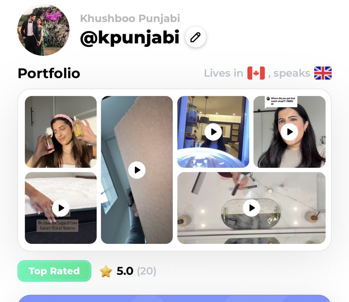 TheKhushLife's tweet image. Just finished my 20th collab on Influee! ✅ 

5 stars ✨ from each - that’s 100 stars 🌟 💫 🌟 😉 

Excited to see what May brings my way!   
💌 Haveakhushlife@gmail.com 
🔗 portfolio.brkaway.co/khushboo-punja… 

#ugc #ugccreator #ugccommunity