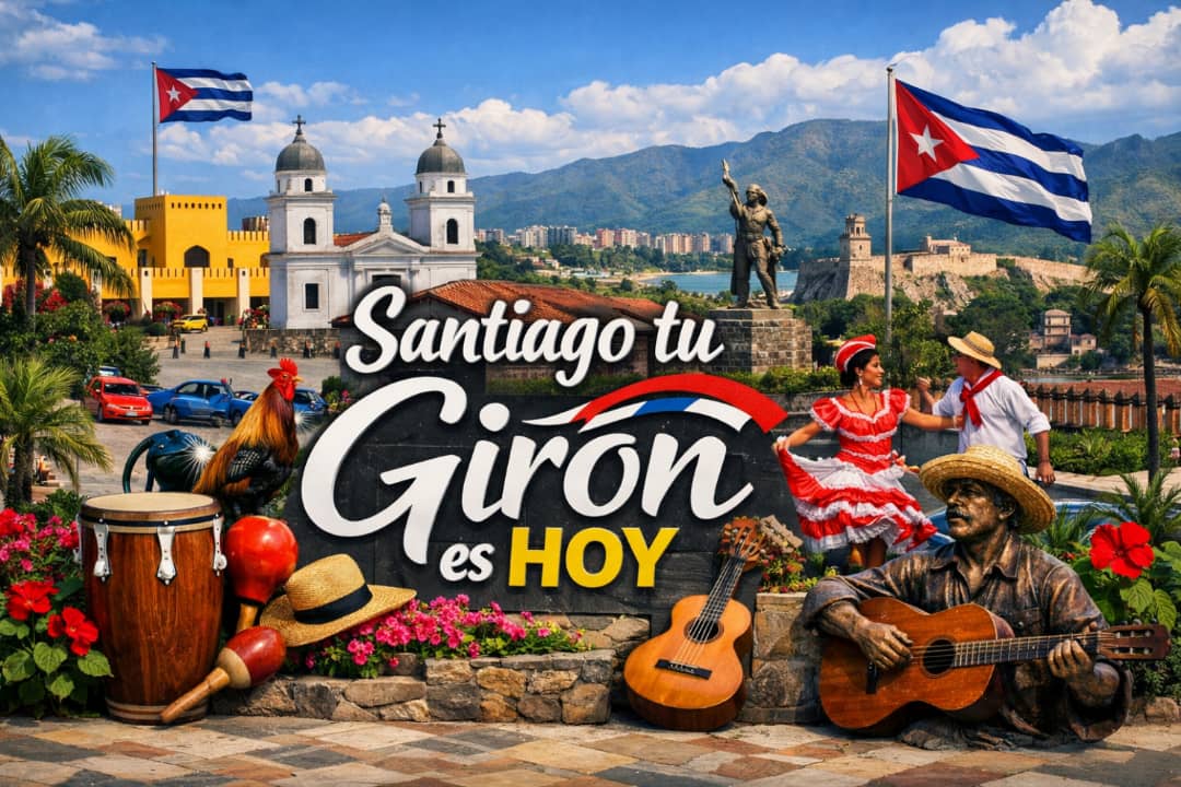 ¡Santiago es Santiago.! #GirónEsHoy. #LaPatriaSeDefiende.            <a href="/Educ_PalmaS/">Dirección General de Educación Palma Soriano Stgo</a>