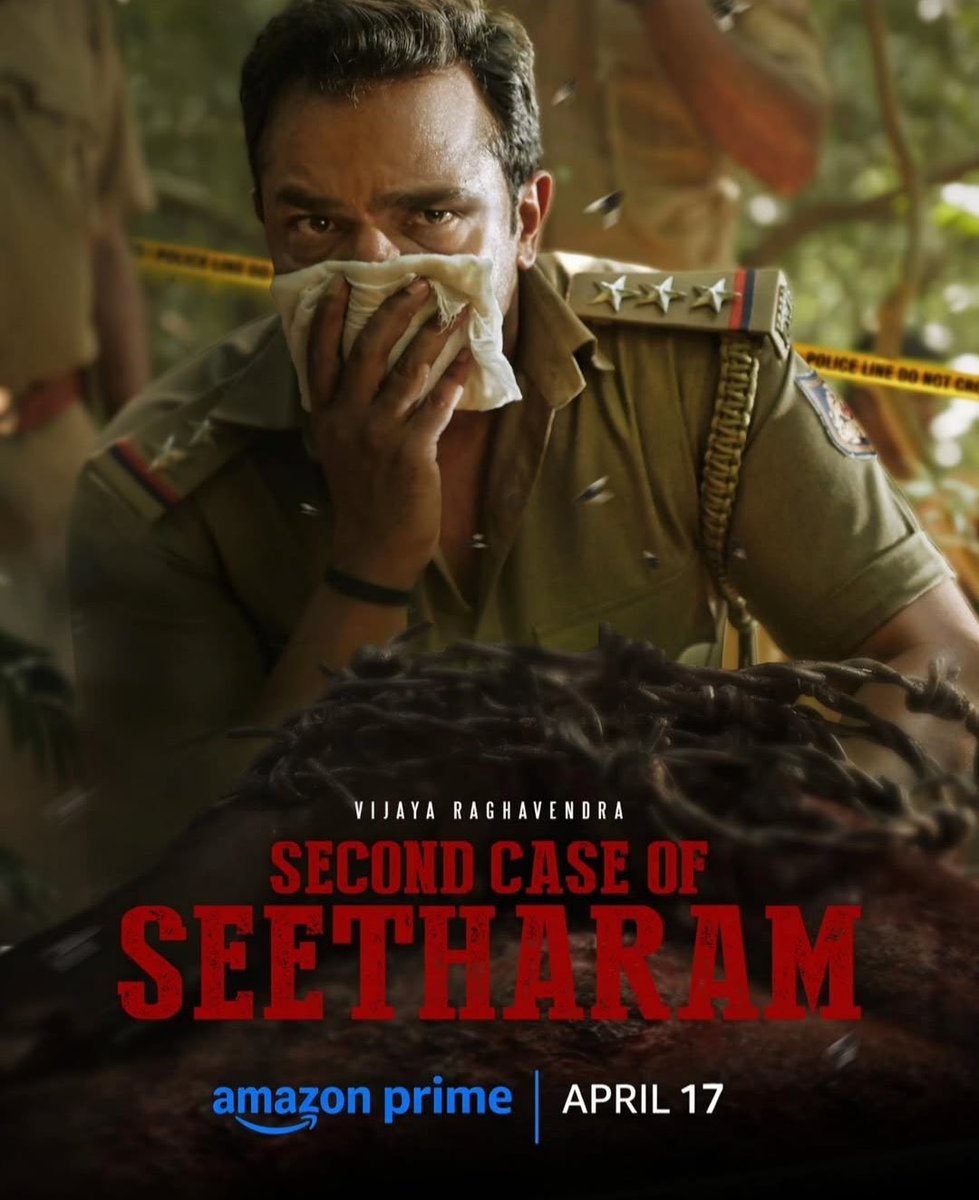 itischalz's tweet image. 🤞🔥Highly Recommended 

🎥 Second Case of Seetharam (2026)

🌟 IMDB : 8.6/10

Crime | Thriller |  🔞 💚💚 NONE

Available on PRIME VIDEO (April 17 )♥️ 🔥 

Also In #Tamil #Telugu #Malayalam Language’s 

Worth For Watching Movie ✌️

A determined inspector hunts a psychotic