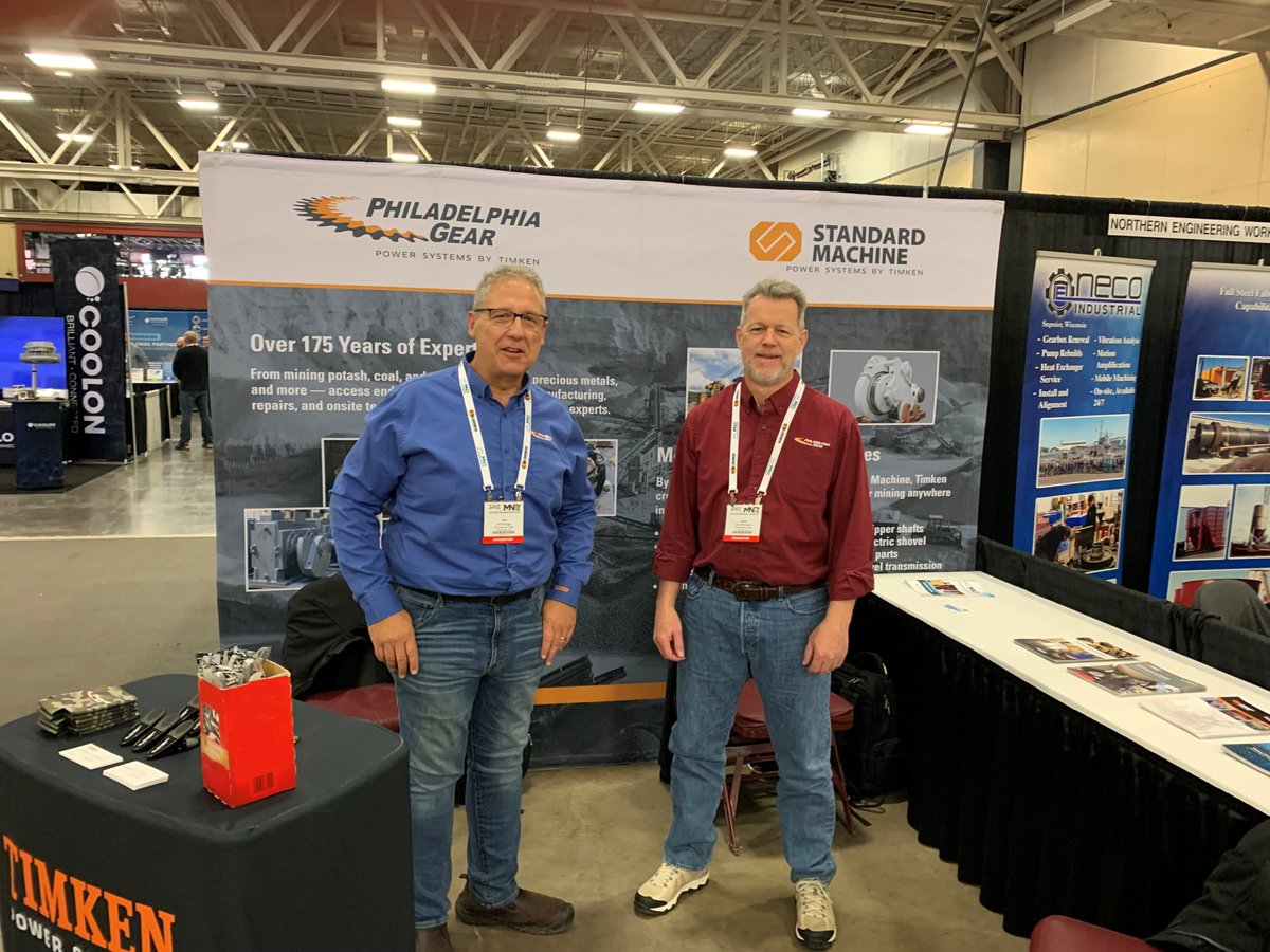 philagear's tweet image. Visit Philadelphia Gear® and Standard Machine® in booth 73 at the SME Minnesota Conference—learn how we can help support your essential mining equipment. Unable to attend the conference:

Email: MiningSME@philagear.com
Website: ow.ly/oRIn50YChLF

#gearbox #mining