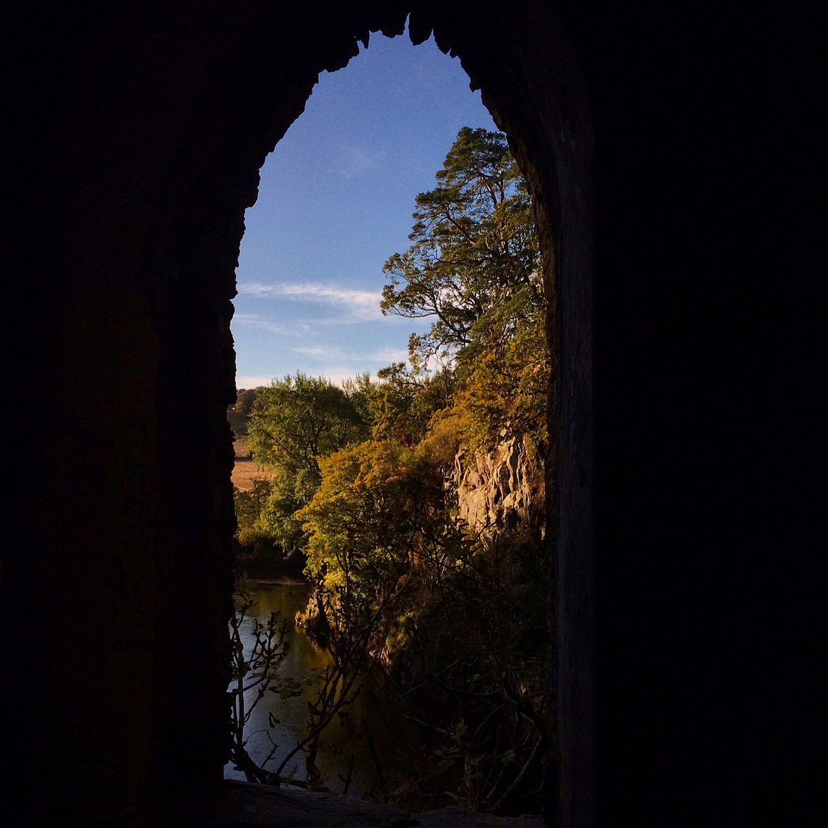 AilishSinclair's tweet image. Looking through the window. Bridge of Alvah, Banff. #Scotland