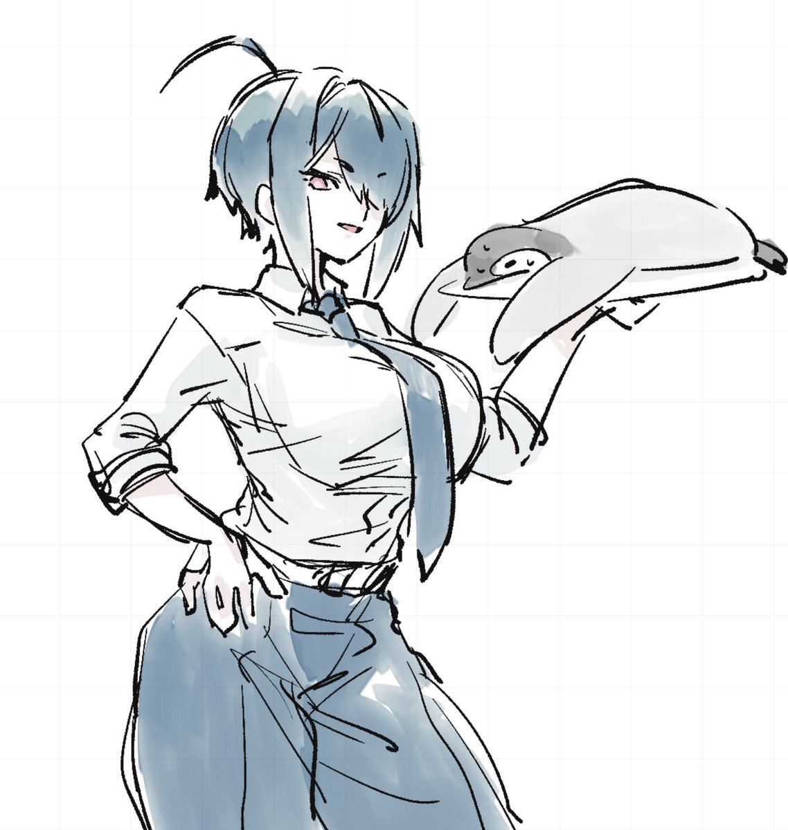 半不在 tweet media