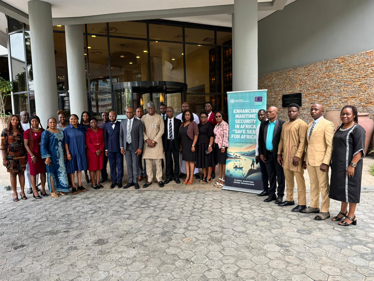UNODC_MCP's tweet image. This week in 🇳🇬, @UNODC _MCP delivered a training for @ndlea_nigeria personnel on Law of the 🌊&amp;amp; Advocacy The training aimed to further enhance their capacity to handle drug cases. Funded by EU under the #Safe Seas for Africa project. @UNODC_Nigeria @EUinNigeria #BorderManagement