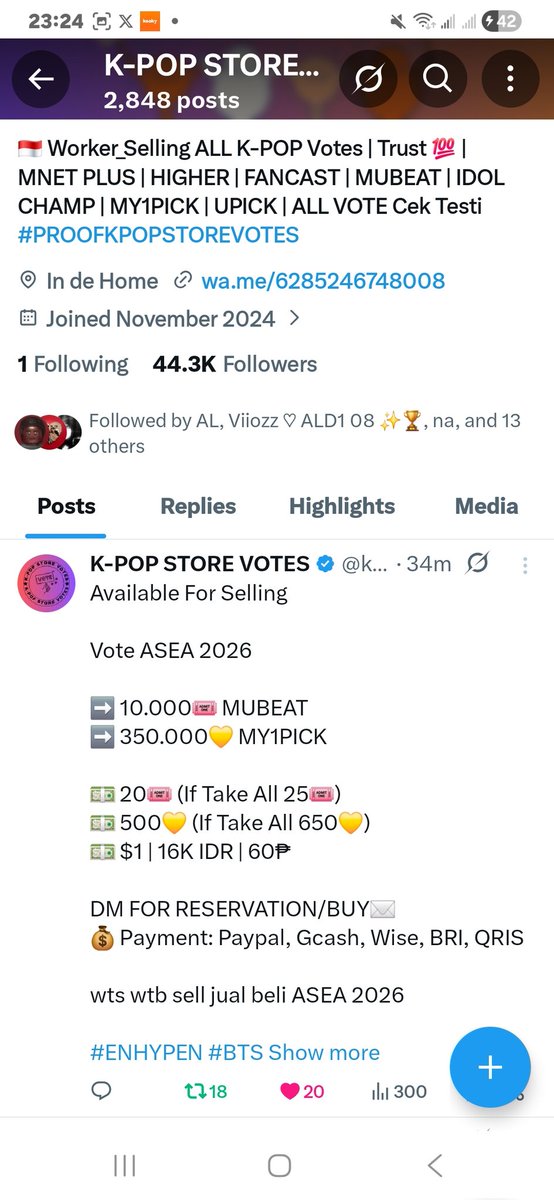 Allyzwon🥀🐰🥰❤️ tweet media