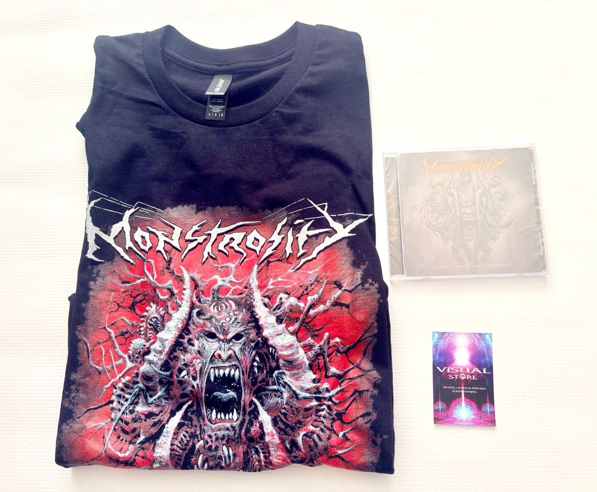 visualstore2020's tweet photo. A la venta última camiseta importada de la agrupación de clasico death metal MONSTROSITY.!

Sello: Metal blade recrods

Valor: $ 95.000 + envio

Talla: L

Para más información escribir por DM o al  whatsapp: 
310 7685324

Obsequios: Sticker, flayer, poster, layard. https://t.co/vNeEV8yHtN
