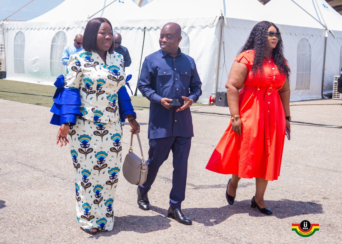 #ThrowbackThursday 🌿🇬🇭

Throwing it back to A proud moment as the Hon. Minister for Trade happily walked through the NSA stands at the Ghana Agrotech Fair 2026, showing strong support and interest in our agribusiness innovations and impact., 

The Ghana Agrotech Fair 2026  was a