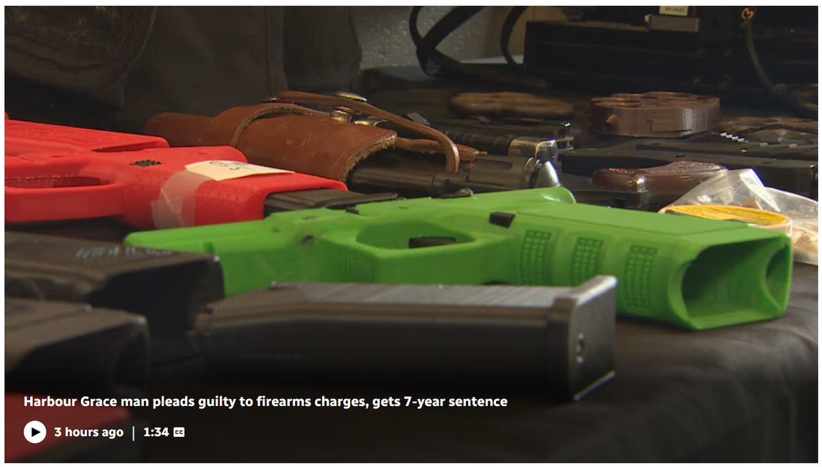 TQP780's tweet image. 🔫 Out on charges for the first set of offences, and just kept at it. 🔁

I could only hope his sentence would be increased for this reason, but won't hold my breath.

🔗cbc.ca/player/play/vi…

#Firearms #Trafficking #GhostGuns #LawEnforcement #RepeatOffender