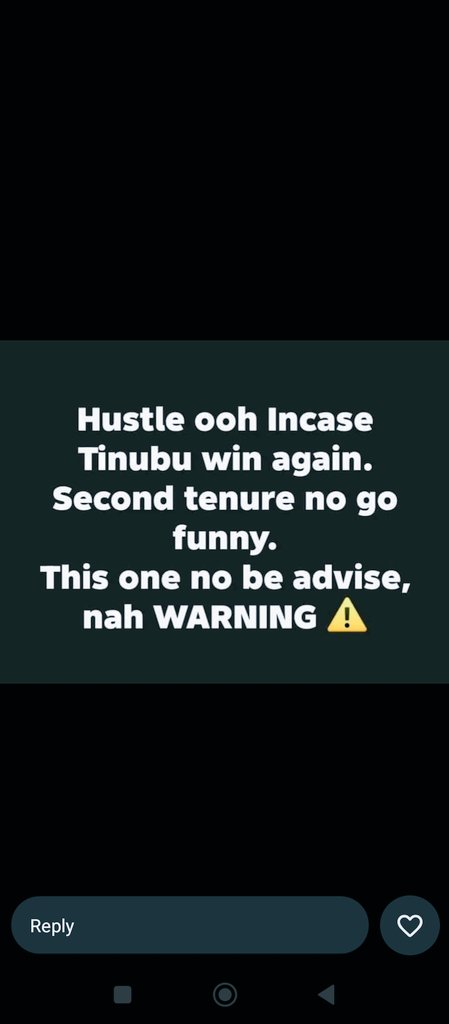 CUzoigwe1's tweet photo. Though there will be serious court case. Alot of prophets will come out to say alot of things without saying the actual winner. But make ien be say you no see am. https://t.co/HQXLRKhVAS