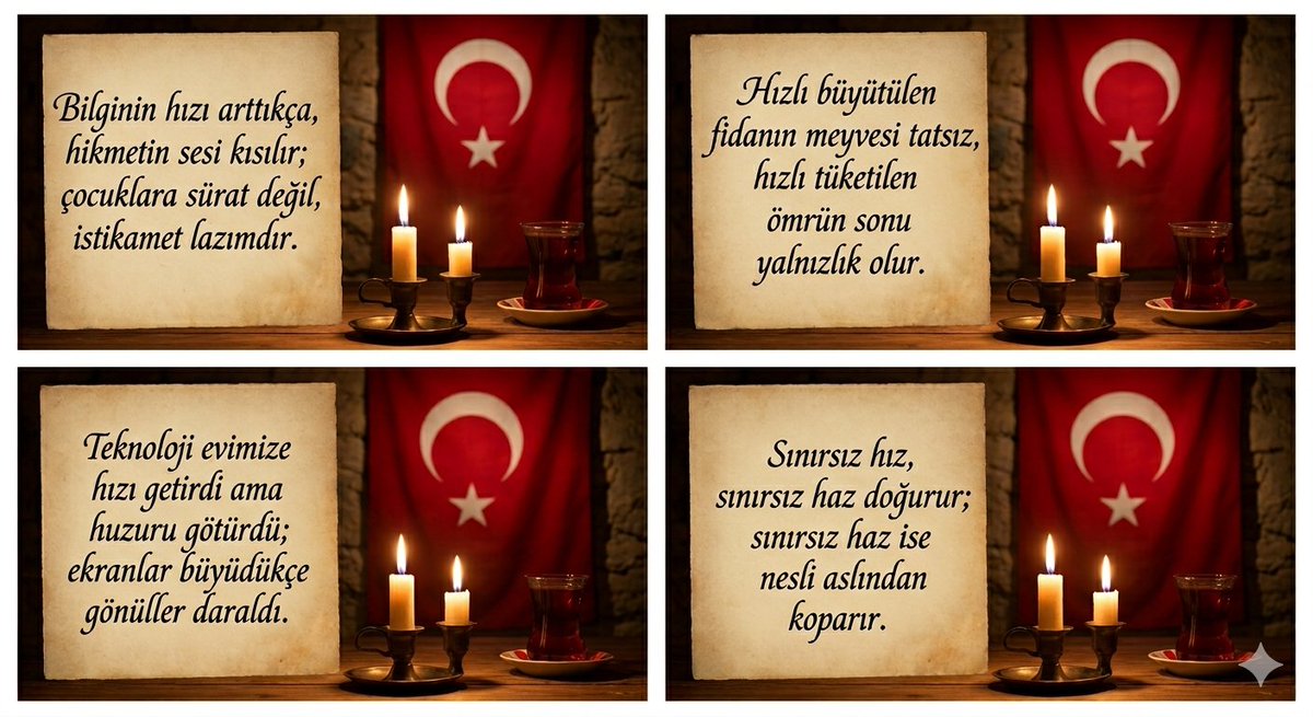 geometrici_23's tweet photo. Toprağa ektiğin bir fidanın büyümesi için zaman gerekir. Eğer daha çabuk boy versin diye aşırı gübre verirsen, fidan belki hızla yükselir ama gövdesi zayıf kalır, meyvesinin ise ne tadı olur ne tuzu. Bugün internette sunduğumuz sınırsız hız da tam olarak budur. https://t.co/C4xIYQLRyH