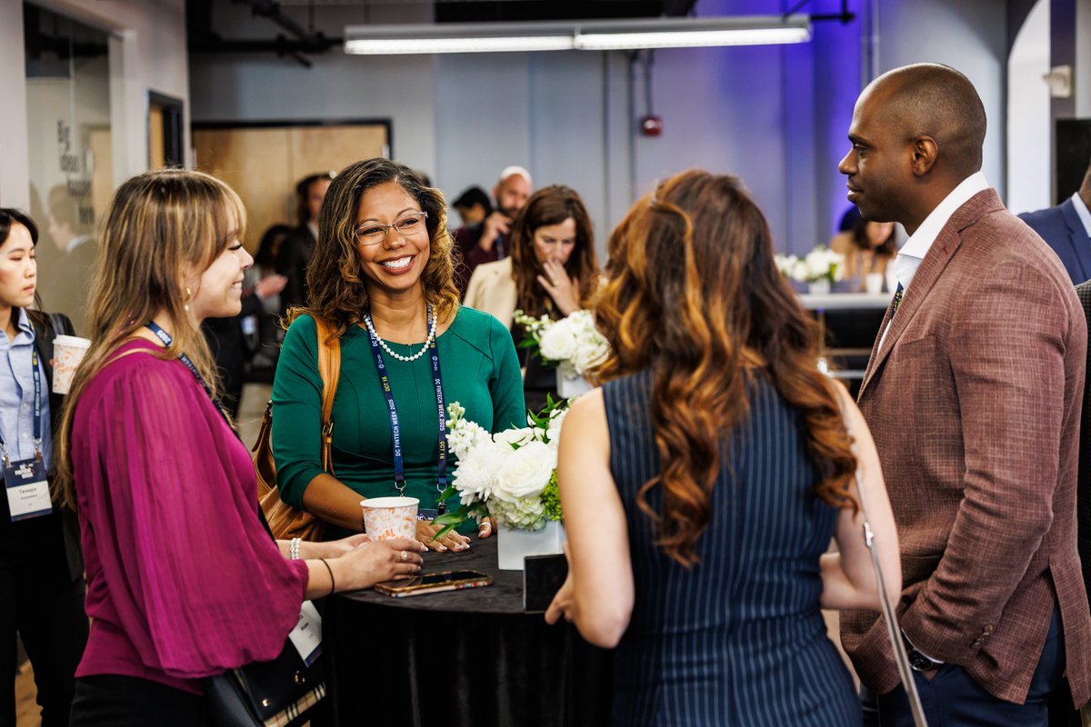 fintechthinksdc's tweet photo. At DC Fintech Week, the value goes far beyond the stage.

From spontaneous to curated moments, attendees connect across sectors, driving engagement that lasts beyond the event.

For partners, that means real brand exposure.

Be a 2026 Partner: https://t.co/i1h0HKkLLs https://t.co/eOX5c51iSG