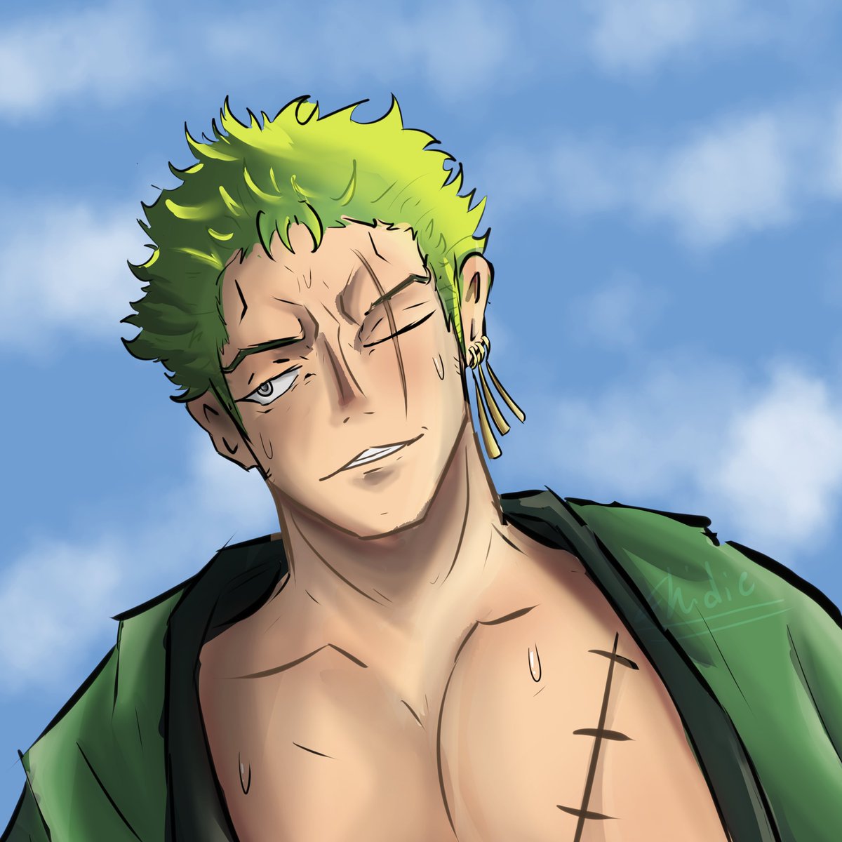 Chidie_X's tweet photo. i found the #ONEPIECE〜 #Zoro #fanartㅤㅤㅤㅤ https://t.co/W0D6jrmGby