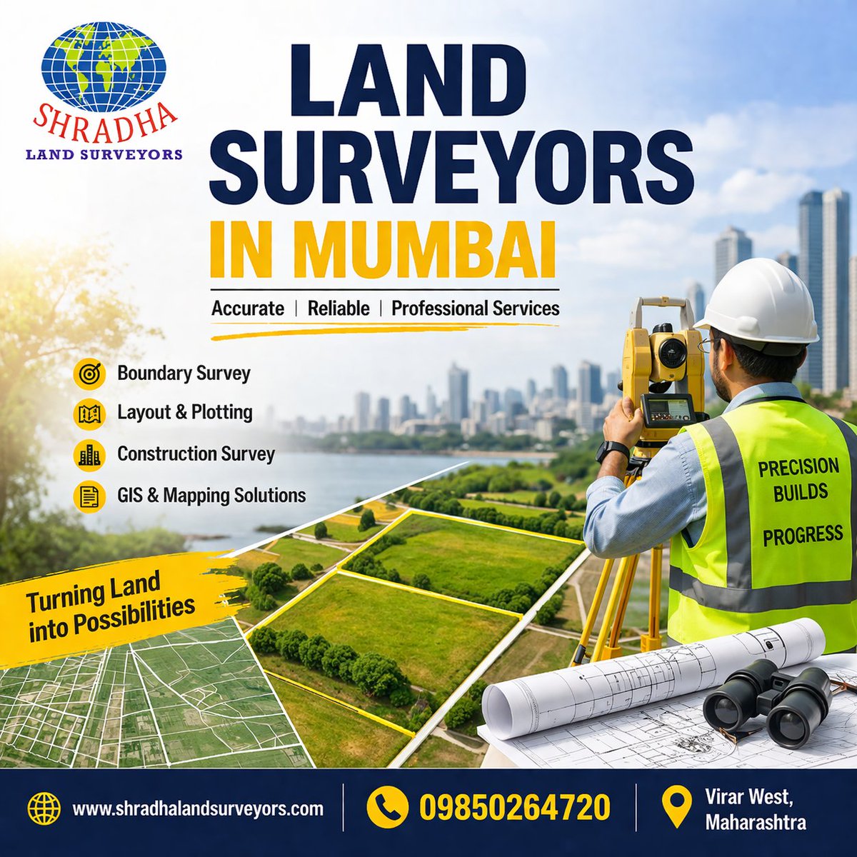 landsurveyormum's tweet image. 📍 Mumbai’s Trusted Land Surveyors!

Accurate, reliable &amp;amp; professional surveys for your property needs. Avoid disputes &amp;amp; build with confidence.

📞 09850264720
🌐 shradhalandsurveyors.com

#LandSurveyorsMumbai #PropertySurvey #BuildWithConfidence #Virar #Mumbai
