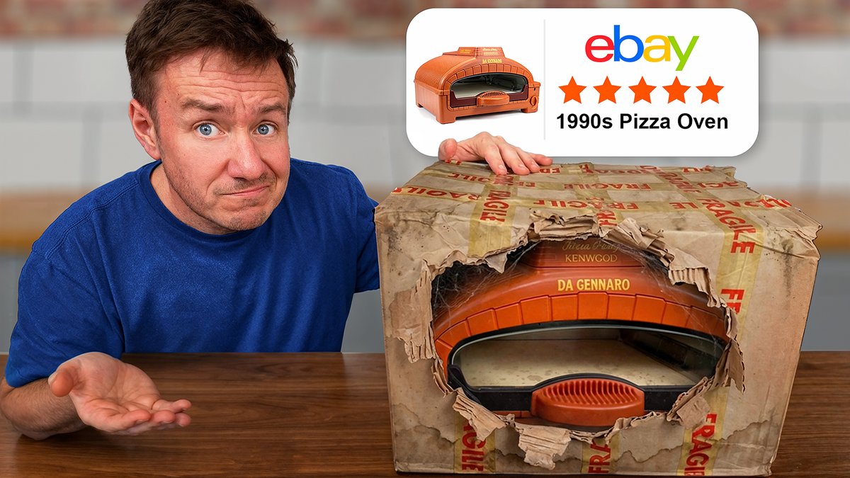MrBarryLewis's tweet image. I tested a 1990s pizza oven… no temperature dial, just a timer.

Somehow it still made a decent pizza. Even went up against my 500°C outdoor oven. Would you use this?

youtube.com/watch?v=3Th_fU…

#PizzaOven #KitchenGadgets #90s