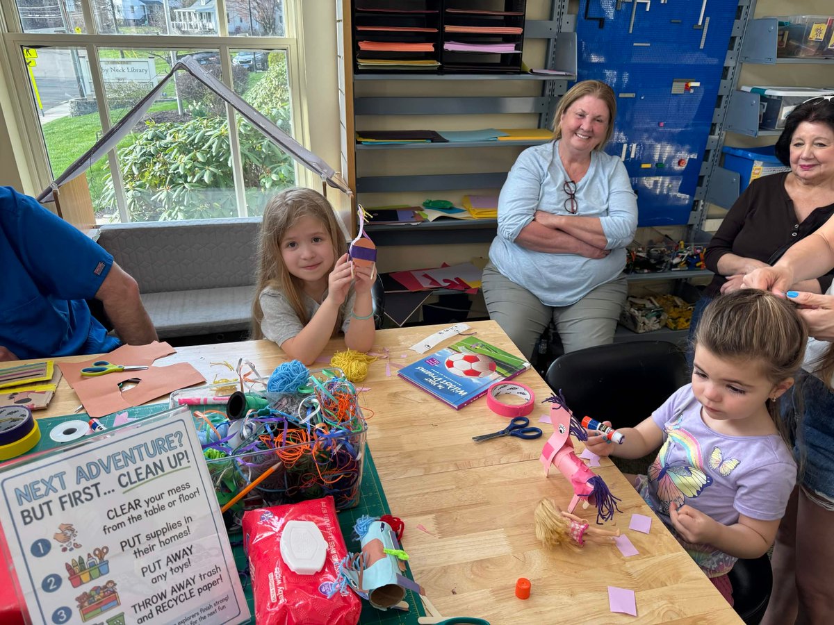 Everypony had so much fun making mane characters at StoryCraft! Join us for StoryCraft every Tuesday at 4:30pm.