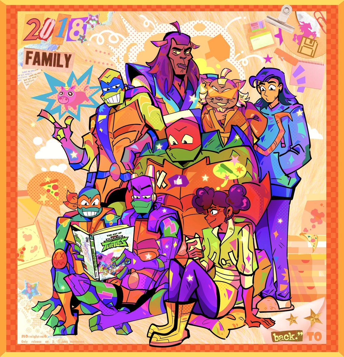 ruby_mortensen's tweet photo. Bring me back to 2018plz🍕
#rottmnt #RiseOfTheTMNT 
#TheArtofRiseoftheTMNT https://t.co/1b8NxB3het