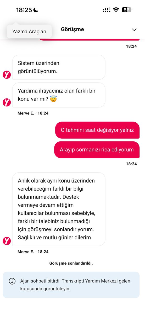 bohmuva's tweet photo. Yemeksepeti iyice kafayı yedi ya. Artık buradan sipariş vermeyelim, boykot edelim diyeceğim ama küçük şehirlerde bir tek bu var. Yemeği 16:58’de söyledim 18:40’ta gelecekmiş. Ve tekrar söylüyorum burası küçük bir şehir. Yardımcı olmuyorlar. @yemeksepeti #yemeksepeti https://t.co/9Dz0h6cjwn