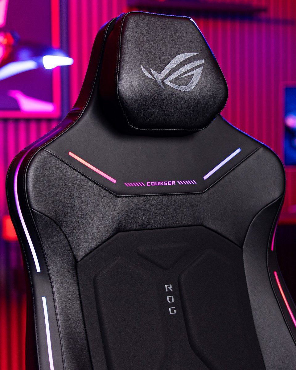 ASUS_ROG_FR's tweet image. Plus qu'une simple chaise 💺

Le ROG Courser, c'est un max de confort, un design premium et évidemment le RGB (t'as cru qu'on allait oublier ?)

Pensé pour enchaîner les heures, conçu pour gagner 🍑 

#ROGCourser #GamingChair #GamingSetup #Peripherals