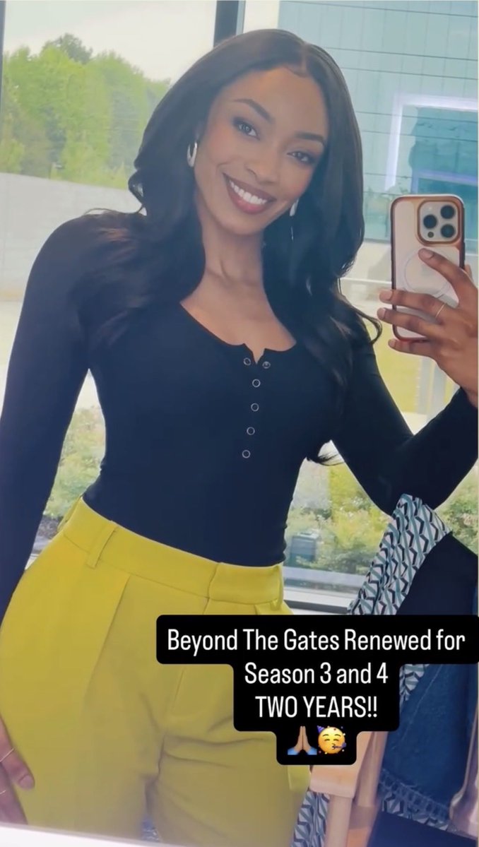 OltlD42's tweet image. Najah McNeil shared this post on Instagram to celebrate the renewal of the soap.

Edit by @OltlD42 

#BeyondTheGates #Gatekeepers#Drama #SoapFans
#EditByOltlD42 #OltlD42BTG