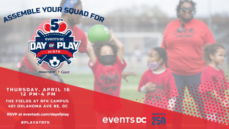 WashConMusic's tweet photo. Join us &amp; Events DC for the 5th annual Day of Play—a free, family-friendly DC250 celebration with tons of activities, music and food. Stop by our WCM booth for games, an instrument petting zoo, and more!
April 16, 12–4 PM at The Fields at RFK. https://t.co/Kv9HeEd6JN
@TheEventsDc https://t.co/bGM8vFO75p