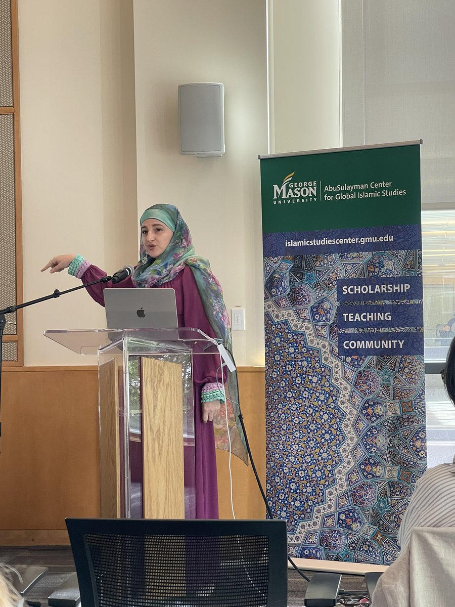 themaydan's tweet photo. @ACGISGMU @Saks_Afridi Panel 2 focuses on AI and Religious Authirity https://t.co/ml81BtMPJQ