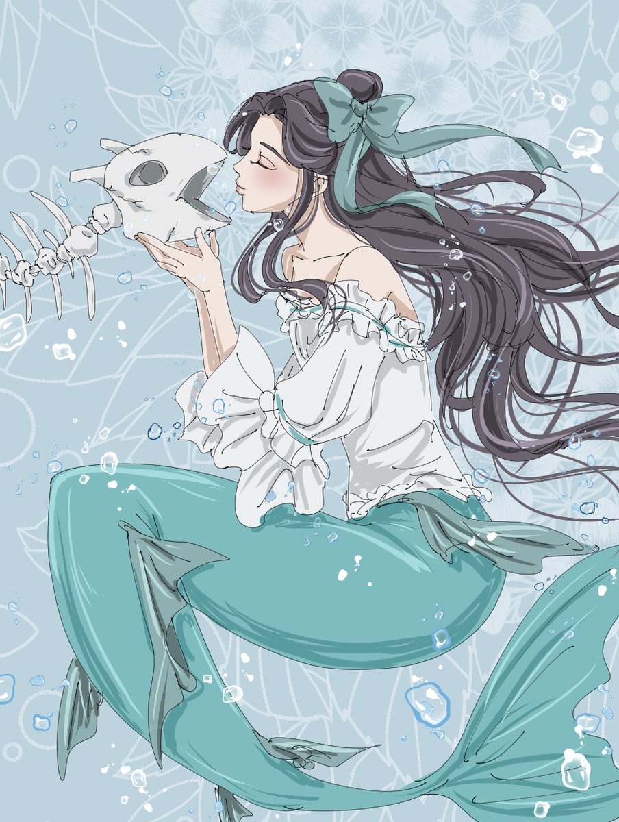 Me05ah_HQ's tweet photo. 人魚青玄♂🧜‍♂️🎀 https://t.co/dgDYKgGXM5