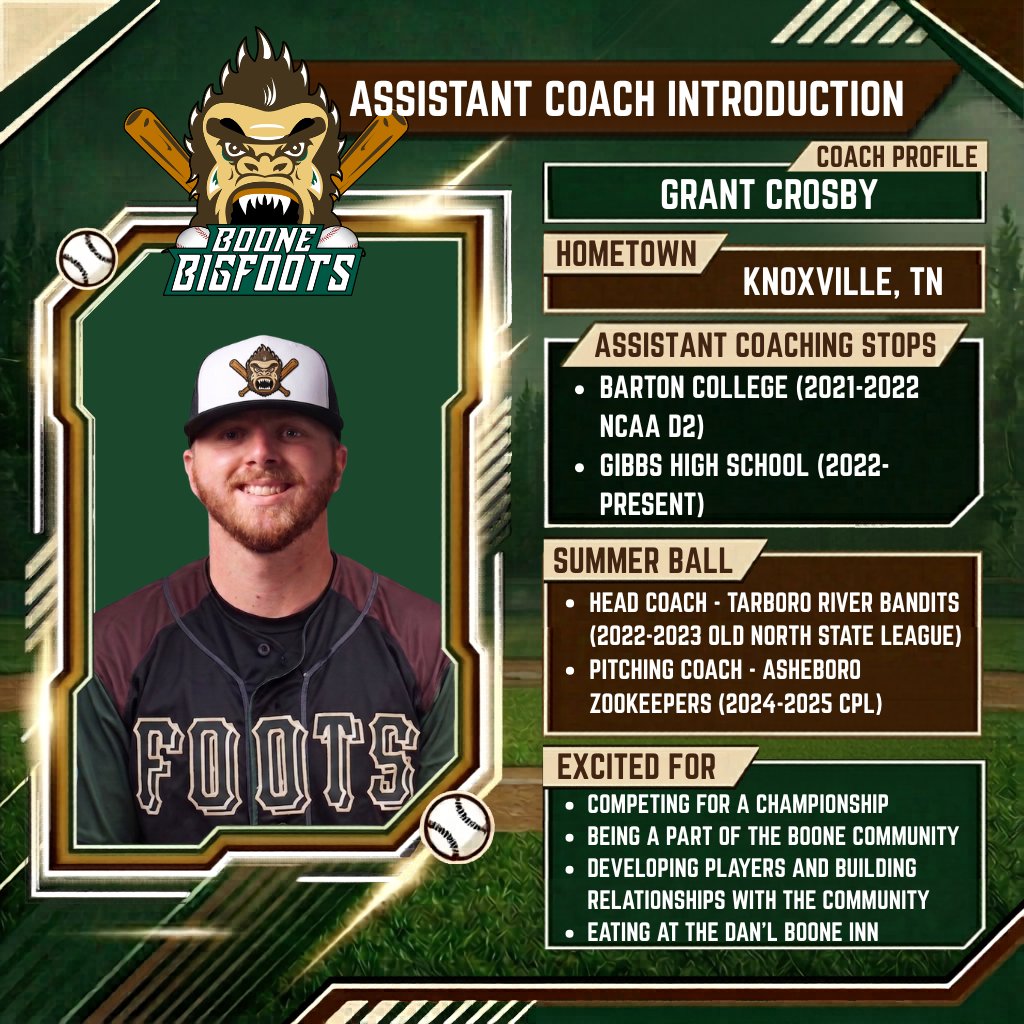 BBigfoots's tweet photo. Welcome to our Assistant Coaches, Grant Crosby and Andrew Mathias! Let's get to work! 🔥

Don't forget to get your season tickets. It will be a blast all summer long!🎆
https://t.co/jFgImOEhK0 https://t.co/YTYlrPeEKK