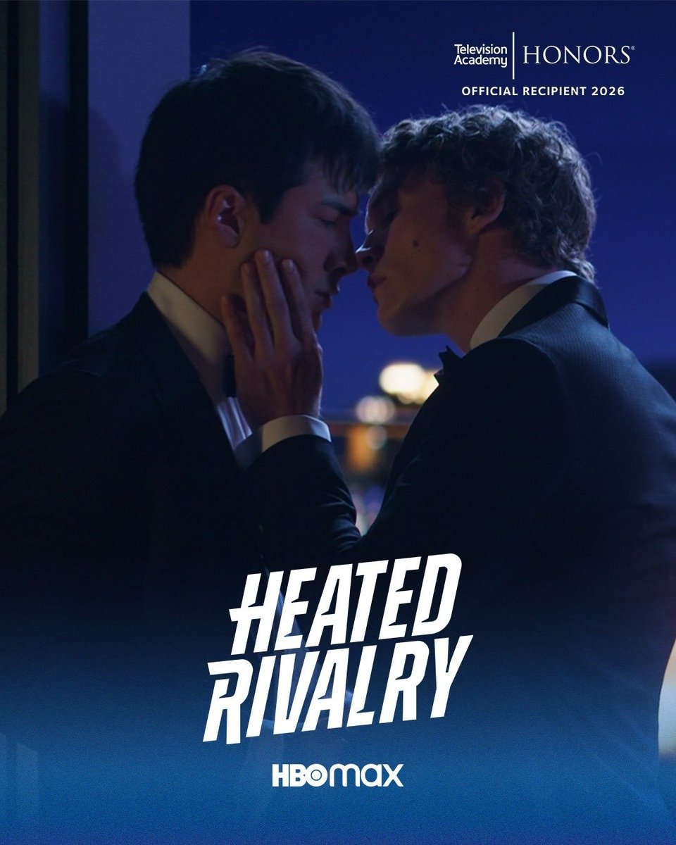 heatedrivalryud's tweet photo. 'HEATED RIVALRY' will be an official recipient of the 19th Television Academy Honors. 

"Each year, Television Academy Honors celebrates programs across numerous platforms and genres that raise awareness about complex issues facing society. This year's honorees include compelling programs that address the scourge of social media and online misogyny; disability rights and the fight for deaf representation; end-of-life caregiving and the bureaucracy of cancer treatment; back history, social justice and racism; political extremism, religious tribalism and media hypocrisy; and, LGBTQ+ representation, inclusivity in sports and toxic masculinity."

🔗: https://t.co/Fkx2itfBm9