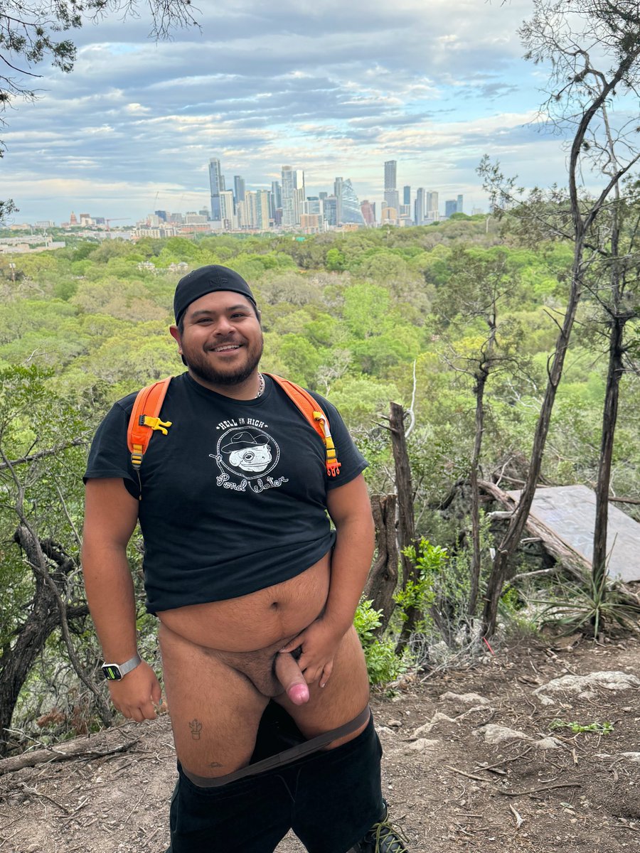 Nothing better than having your cock out in front of a nice view 😌