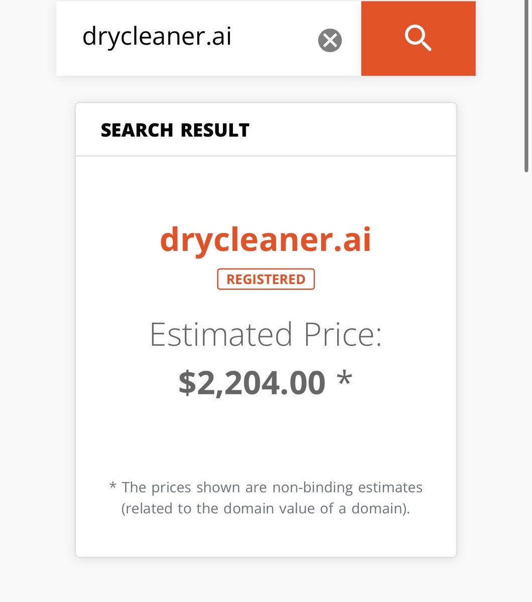 Daseingram's tweet image. 🌟 Appraisal request: 

What is fair price for  DryCleaner.ai ? 

#domain #drycleaner