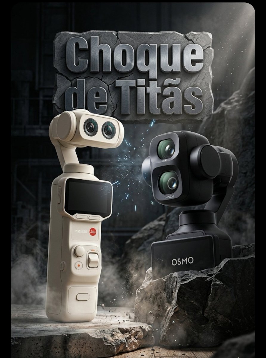 D2Help's tweet image. A inovação em 2026 está prestes arrancar ...
Choque de Titãs 
Insta360 Luna vs DJI Pocket 4 Pro 
X6 vs X3 zoom óptico 
Horizontal vs Vertical
#dji #insta360 #djipocket4pro #insta360luna