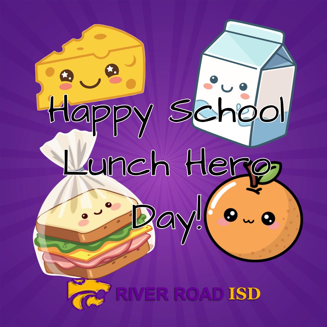 RiverRoadISD's tweet photo. Today we celebrate our amazing School Lunch Heroes at River Road ISD!

Your hard work, kindness, and care help keep our students fueled and ready to learn each day. Thank you for all you do—you make a difference! https://t.co/UtDvkclF45