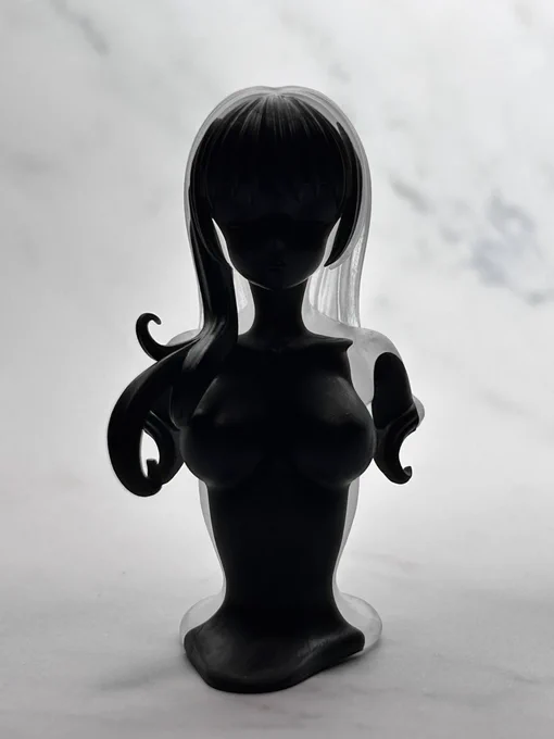 エレメントガールズ 新作 「影少女」 レジンコーティング前。 #エレメントガールズ