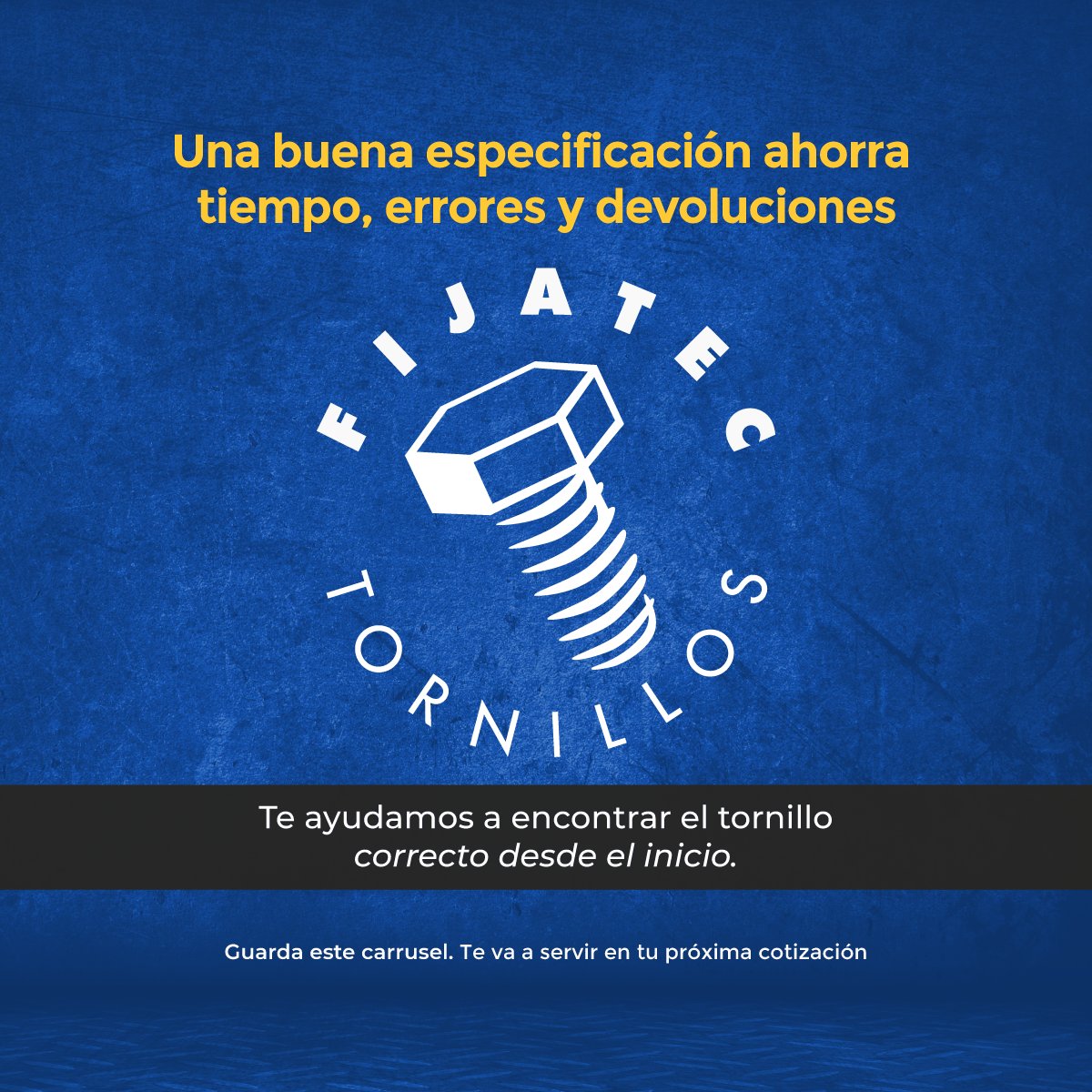 Fijatec's tweet photo. Una foto no basta para cotizar bien. 🔩

La especificación correcta evita errores.

¿Ya te pasó alguna vez?

Cotiza stock aquí: 👉 FIJATEC: https://t.co/nGlTNcqBvW https://t.co/phPnnYj9iM