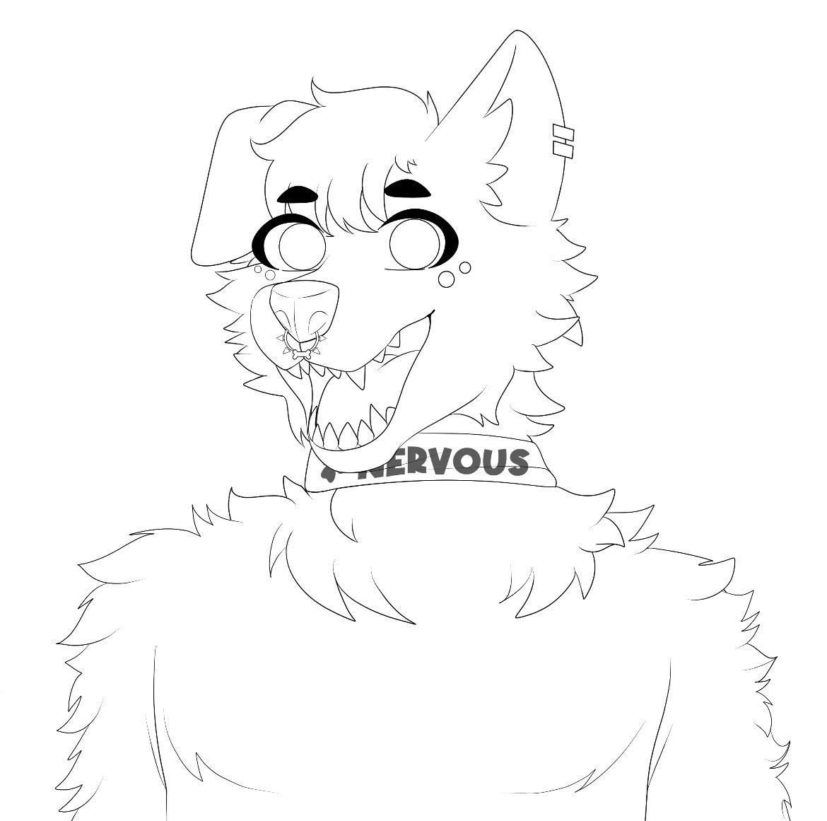 eko_mich's tweet photo. Need serious suggestions??
I am confused if its better on shirt or on the neck band. I asked her but she said do whats better and i need to deliver it soon. So any outside opinions will be appreciated!!🥹

#furry #furryhelp #furryart #fursuit https://t.co/syHClhuoQC