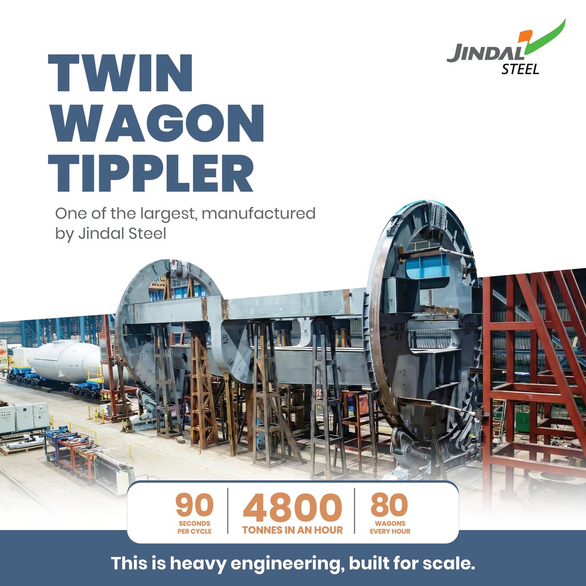 HunterH545593's tweet image. Jindal steel Raipur Machinery Division🇮🇳
#Jindal
Heavy Engineering 🇮🇳
#Make in india