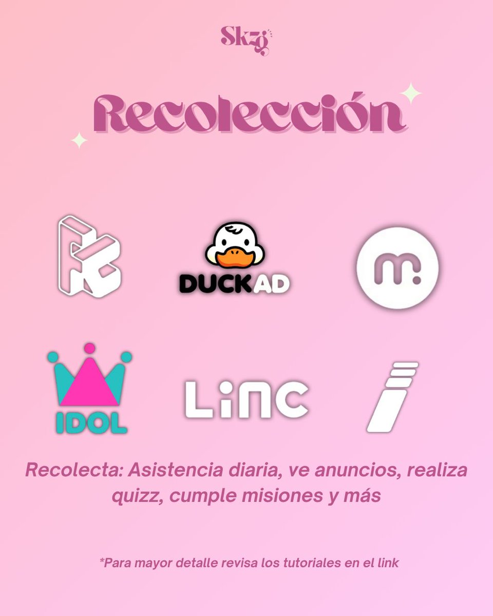 SkzGlobalSTAY's tweet image. [🗳] ¡Un nuevo día en Corea! ☀️🇰🇷
​STAY, aunque el comeback no se ha anunciado, es vital generar reservas en las apps oficiales desde ahora: 

​❤️ Idolchamp
💙 Fancast
💜 Mubeat
♦️ Higher
🤍 Linc
🦆 DuckAd 

📚Tutoriales: teamsvsglobal.com/comeback-guide 

¡Una #STAY preparada vale por 8!
