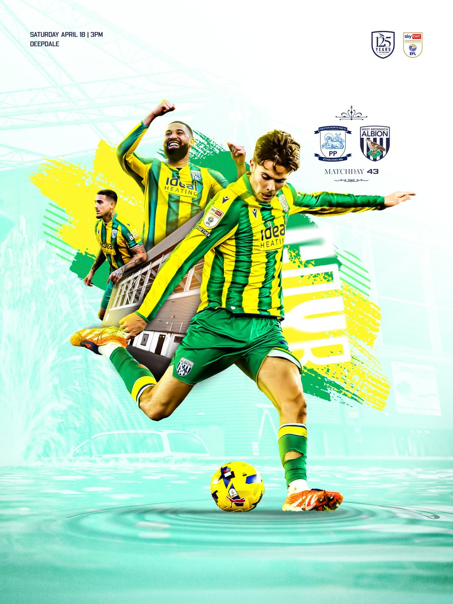 WBA's tweet photo. To Deepdale! 💚💛

𝐔𝐏 𝐓𝐇𝐄 𝐀𝐋𝐁𝐈𝐎𝐍! 🫶 https://t.co/Z48sj5FdPY